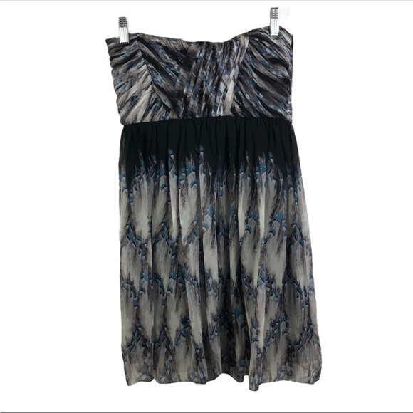 TIBI Silk Chiffon One Shoulder Dress - Picture 3 of 9
